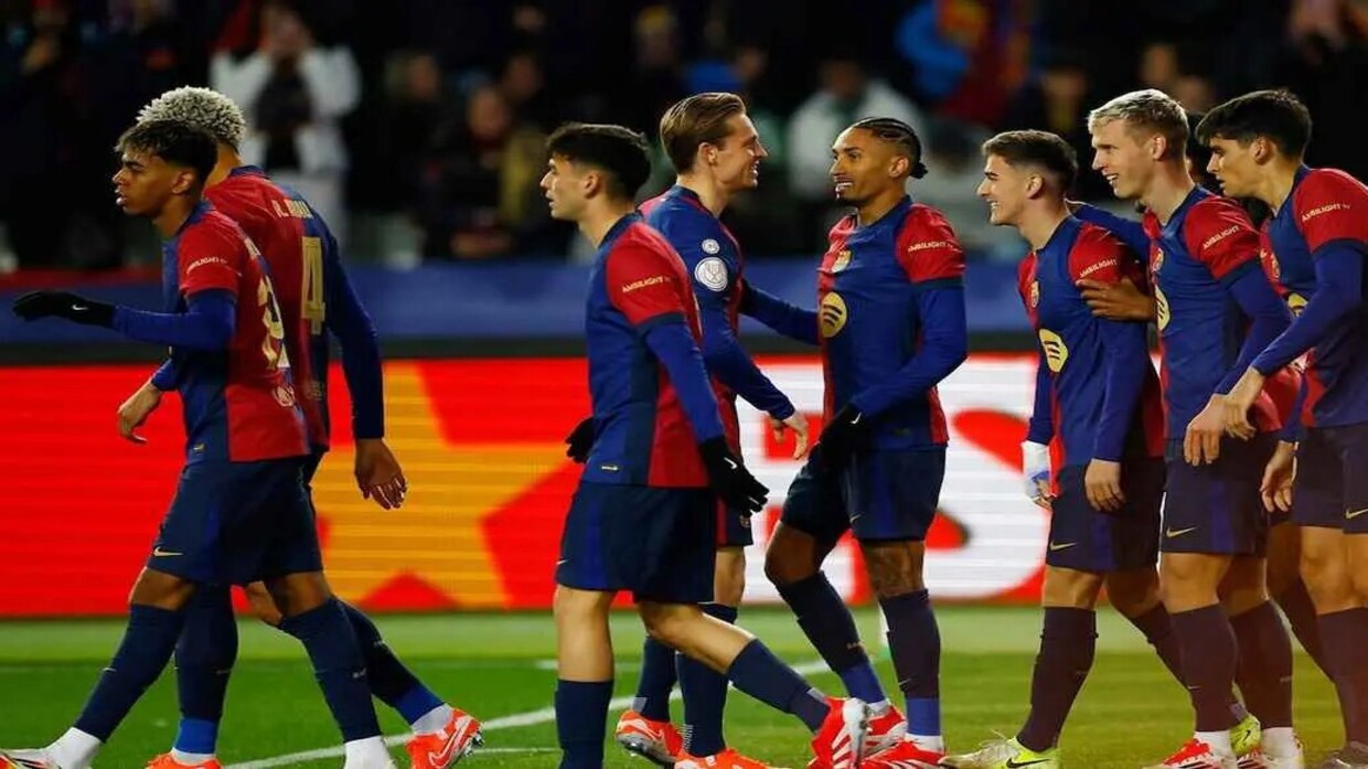 Barcelona's expected lineup against Benfica in the Champions League